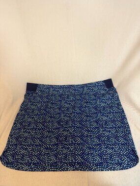 Cypress Club Skort 2XL Plus Blue Geometric Athletic Golf Tennis